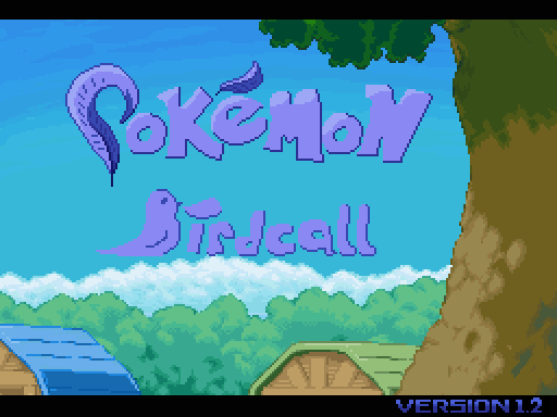 The title screen of Pokemon Birdcall.