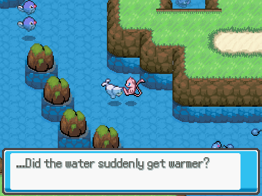 Seel says, 'Did the water suddenly get warmer?'