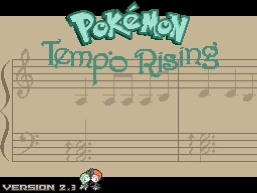 The title screen of Pokemon Tempo Rising.