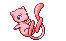 An official sprite of Mew. It is animated to rock back and forth in the air.